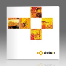 Pixelboxx Unternehmensbroschüre Titel